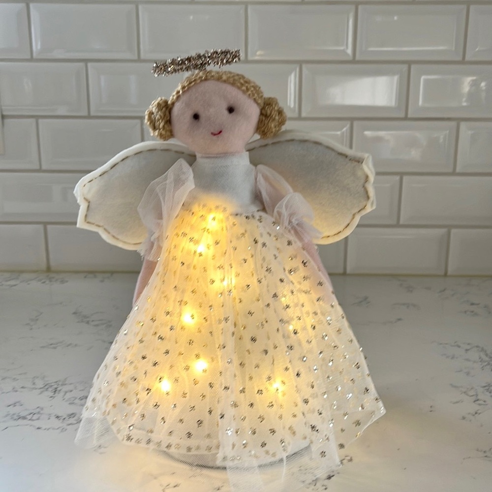 Pottery Barn Kids Light Up Angel Tree Topper - Picture 8 of 14